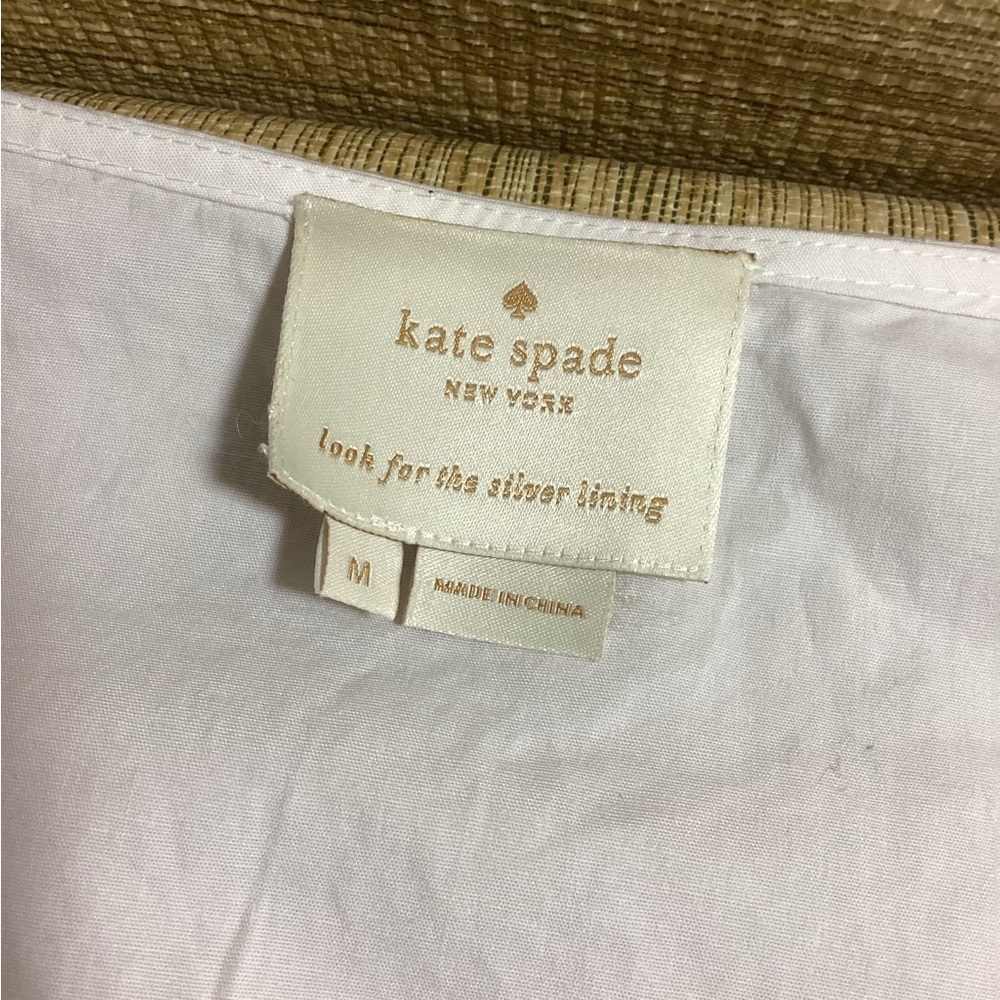 Kate Spade White and Blue Midi Dress - Picture 8 of 8